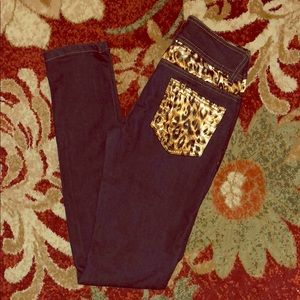 Animal print jeans!